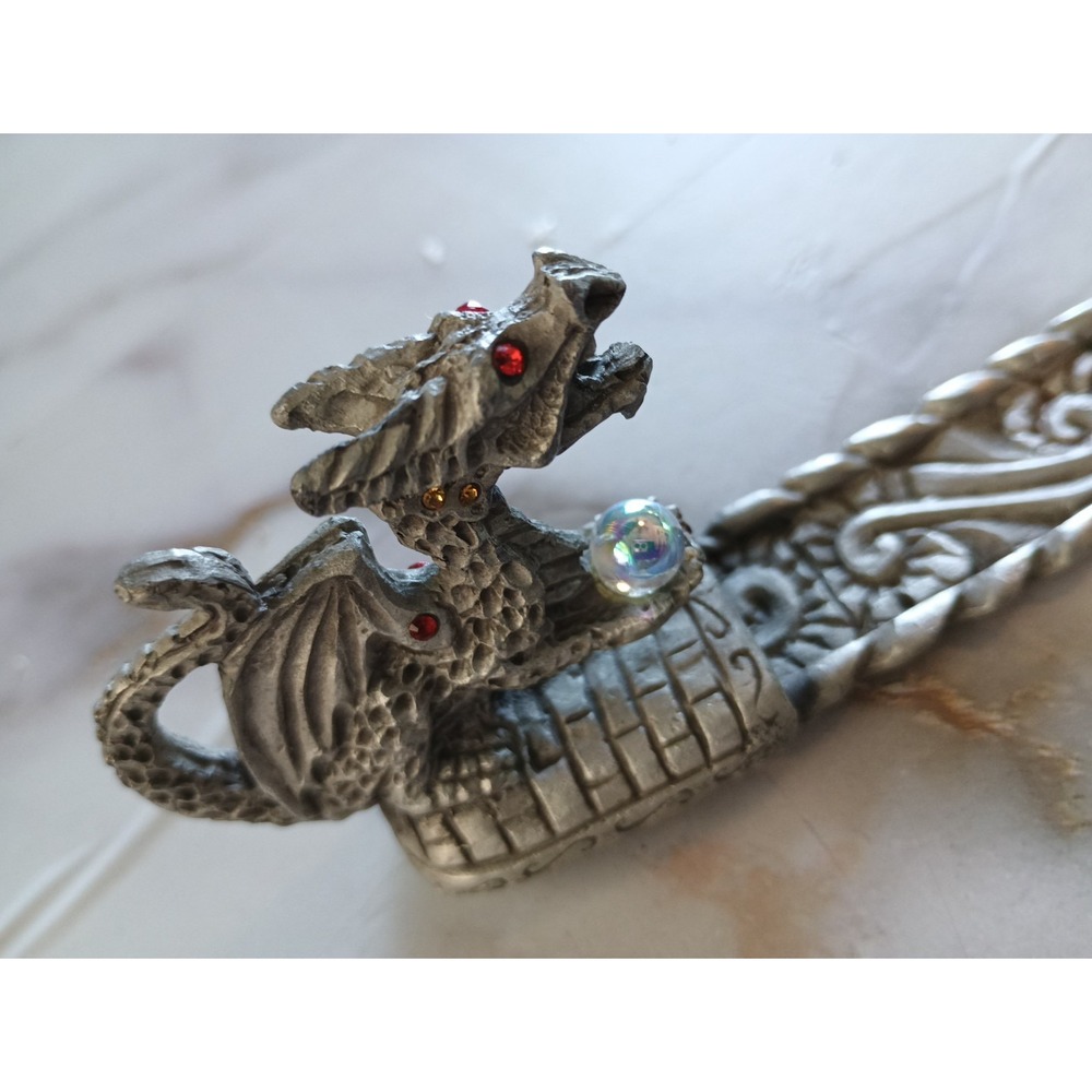 Dragón Inciense Burners Denicolo Sunglo Desings Inc. 1999 Made In USA Vintage - Picture 6 of 12